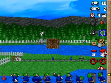 3D Lemmings (US) screen shot game playing